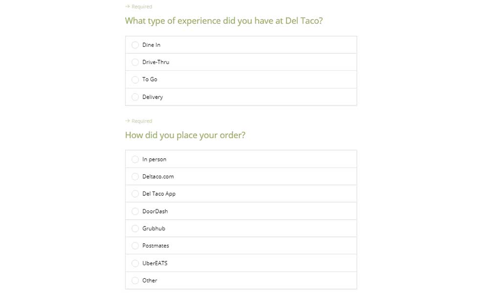deltaco.com survey