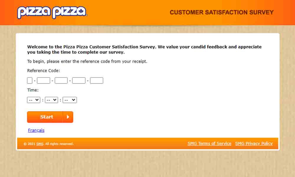 pizza pizza survey