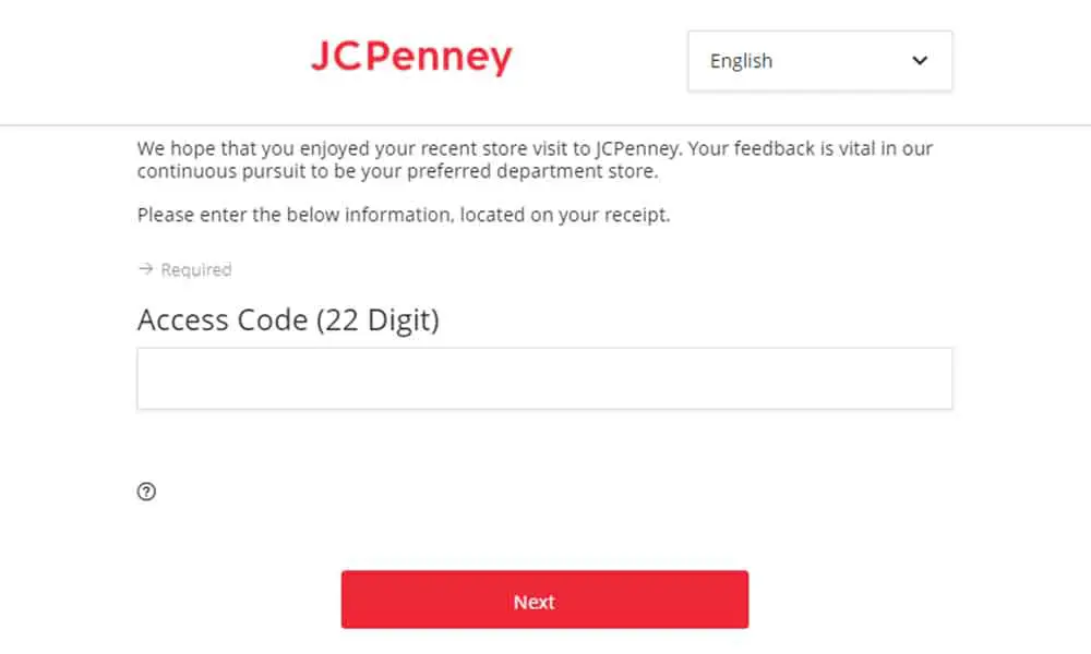 www.JCPenney.com/survey