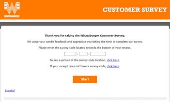WhataburgerVisit.com - Get Free Coupon - Whataburger Survey