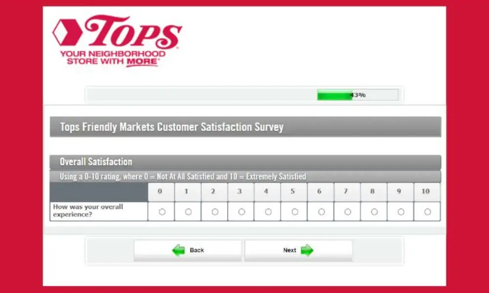 tops feedback survey