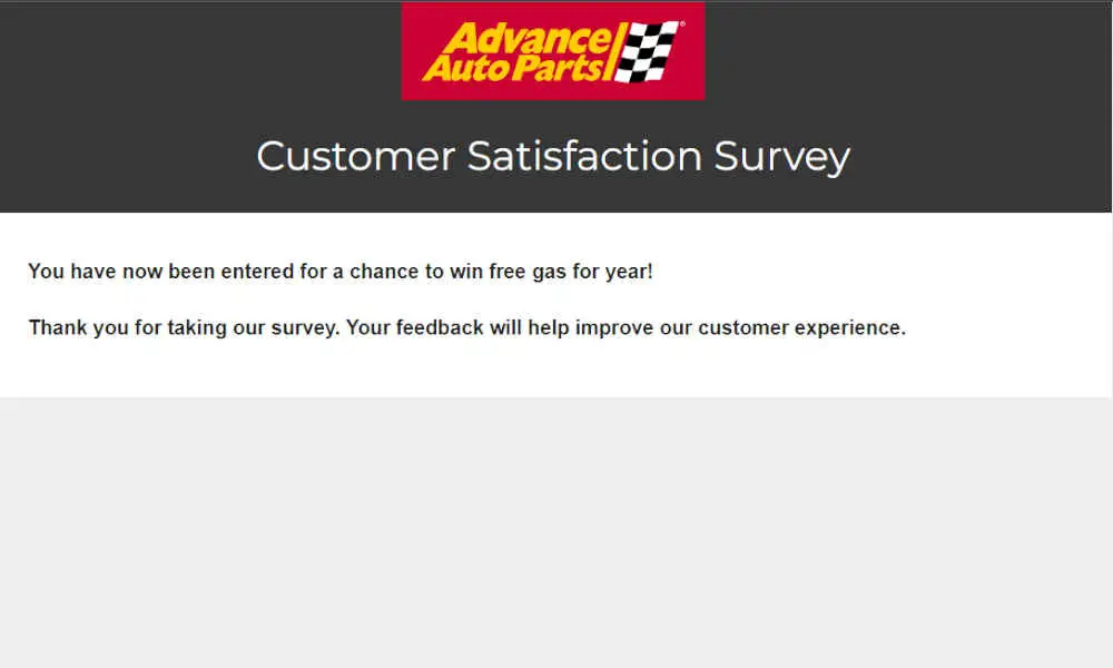 advanceautoparts survey