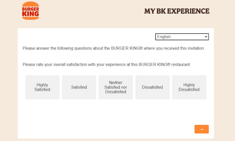 mybkexperience survey