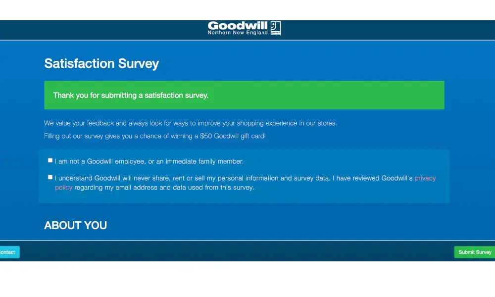 Goodwillnne.org/survey