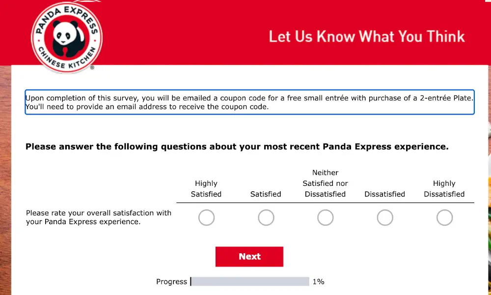 Pandaexpress com feedback