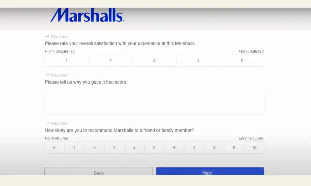 Marshalls feedback